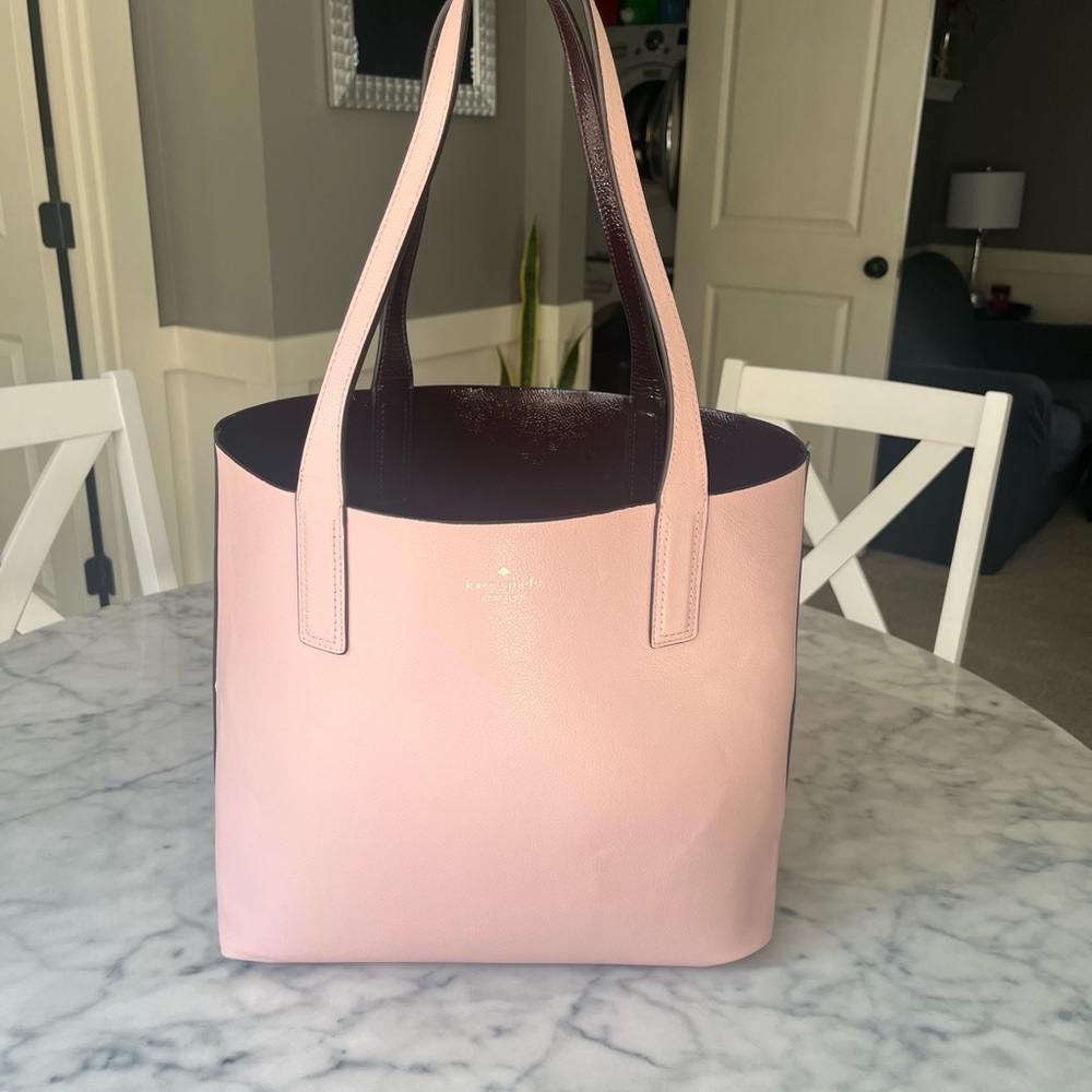 Kate Spade large reversible tote bag with matching wallet